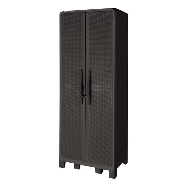 The Twillery Co.® Haygood 5Shelf Plastic Armoire & Reviews